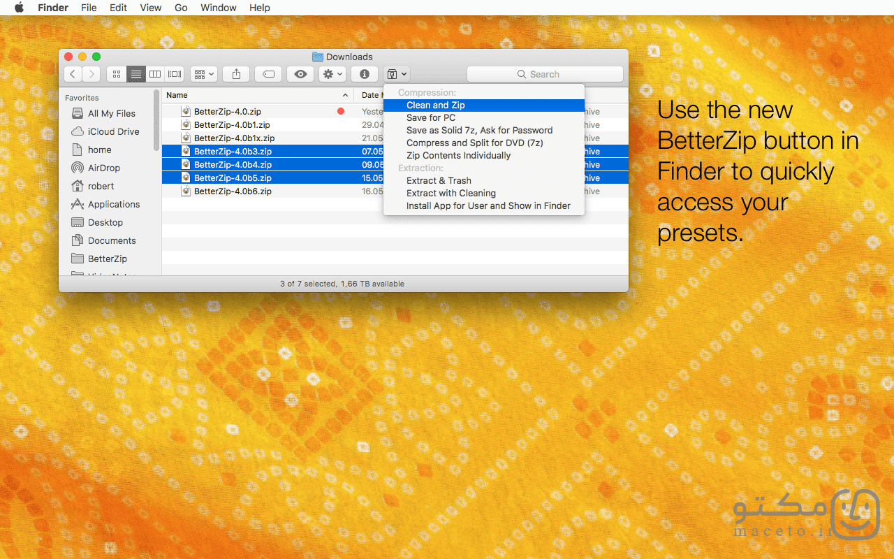 BetterZip - تصویر 1