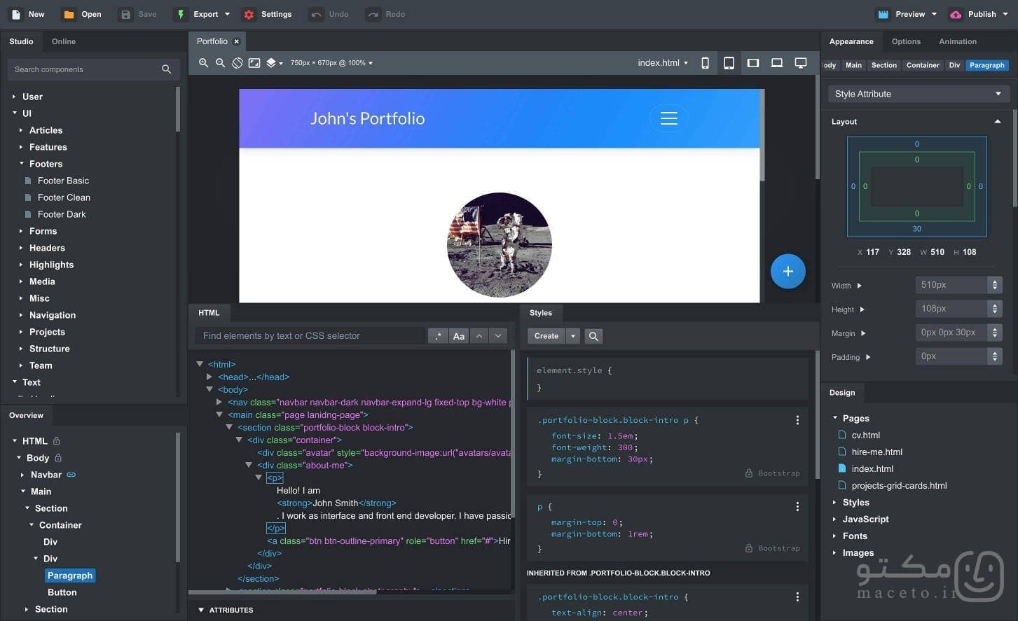 Bootstrap Studio - تصویر 2