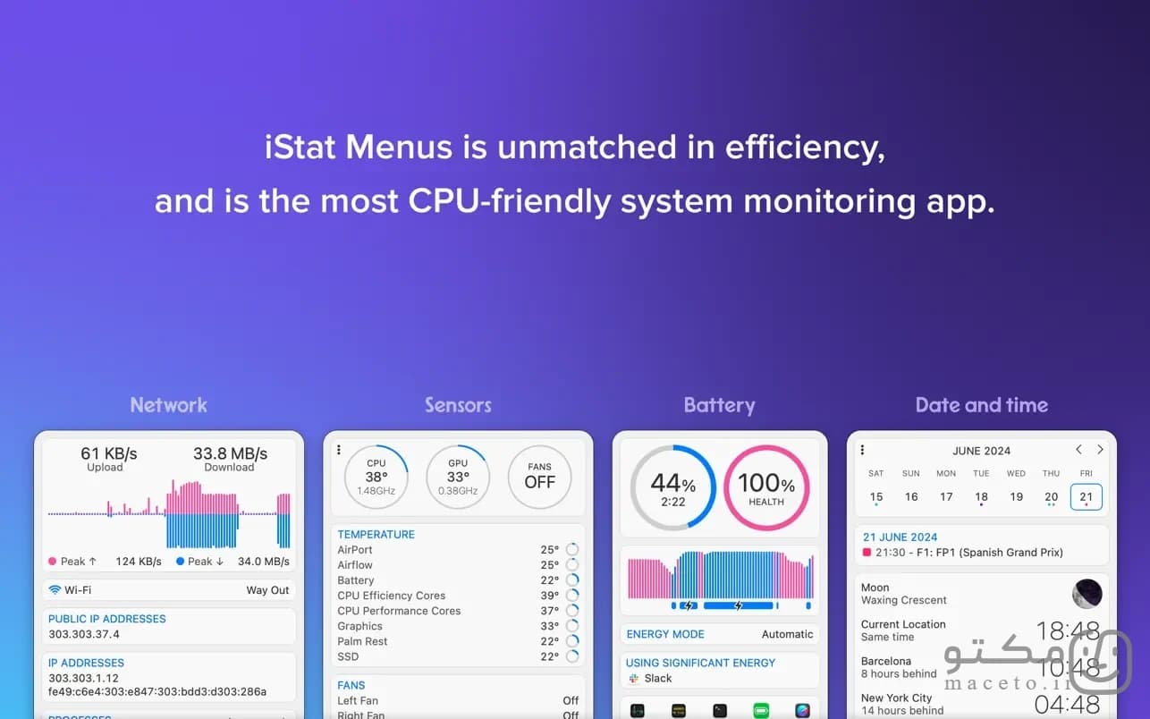 iStat Menus 7 - تصویر 3