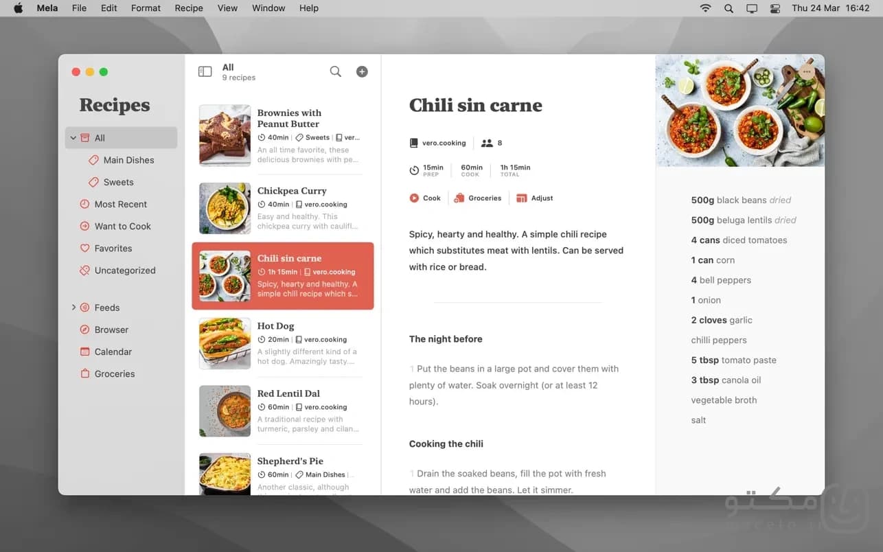 Mela - Recipe Manager - تصویر 3