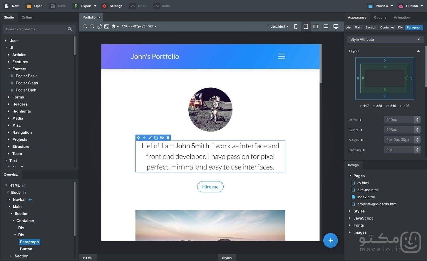 Bootstrap Studio - تصویر 1